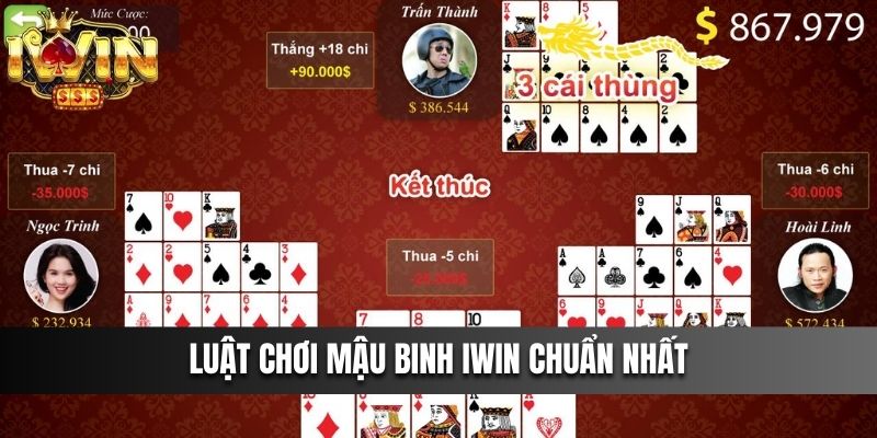 Luật chơi Mậu Binh IWIN chuẩn nhất