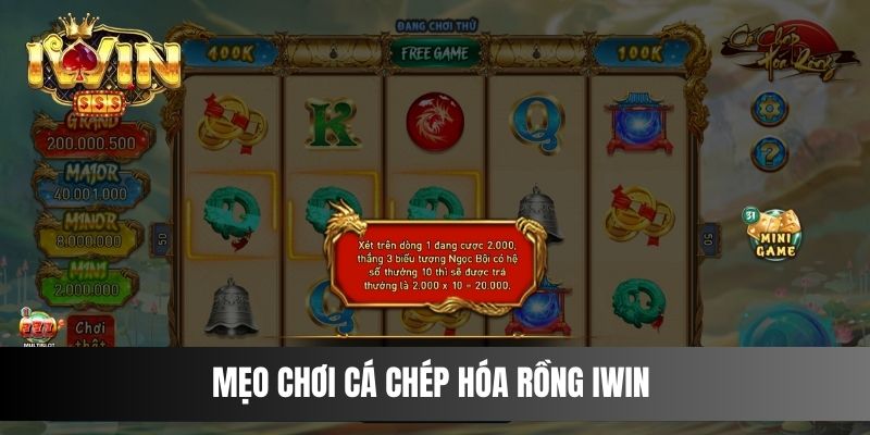 Mẹo chơi Cá Chép Hóa Rồng IWIN 